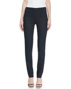 Michael Kors Slim Straight-Leg Twill Pants - Lyst
