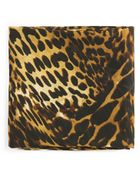 Mango Leopard Chiffon Scarf - Lyst