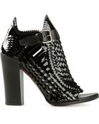 Proenza Schouler Woven Booties - Lyst