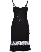 Balmain Knee-length Dress - Lyst