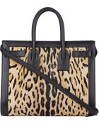 Saint Laurent Calfhair Small Sac De Jour Carryall - Lyst