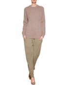 Michael Kors Cashmere Ribbed Pullover - Lyst