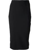 Rick Owens Pencil Skirt - Lyst