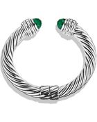 David Yurman Cable Classics Bracelet With Green Onyx - Lyst