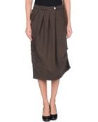 Manila Grace Knee Length Skirt - Lyst