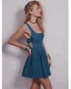 Free People Sweet Jane Geo Lace Dress - Lyst