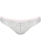 Topshop Brazilian Thong Grey - Lyst