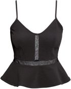 H&M Peplum Top - Lyst