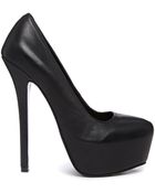 Steve Madden Delirious Black Platform Shoes - Lyst
