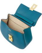 Chloé Small Green Drew Leather Bag - Lyst