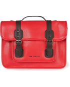 Ted Baker Red Satchel Bag - Lyst