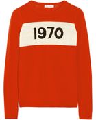 Bella Freud 1970 Intarsia Wool Sweater - Lyst