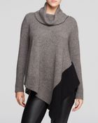 Eileen Fisher Funnel Neck Sweater - Lyst
