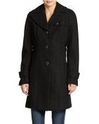 Kenneth Cole Reaction Military Style Dress Coat - Lyst