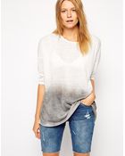 Asos Tunic With Spray Wash - Lyst