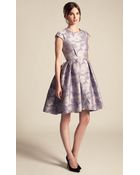 Temperley London Rosa Jacquard Structured Dress - Lyst