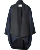 Vionnet Wool-Cashmere Cape Coat - Lyst