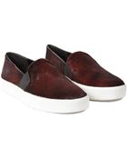Vince Berlin Haircalf Slip On Sneakers - Lyst