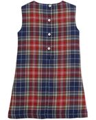 Oscar de la Renta Plaid A-Line Pocket Dress - Lyst
