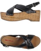 Prada Sport Sandals - Lyst