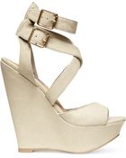 Steve Madden Womens Xfoliate Platform Wedge Sandals - Lyst