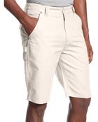 Sean John Carpenter Linenblend Shorts - Lyst