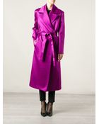 Barbara Casasola Belted Coat - Lyst
