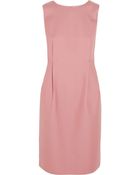 Jil Sander Cotton-Gabardine Dress - Lyst
