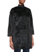 Dawn Levy Catina 34-sleeve Rabbit Fur - Lyst