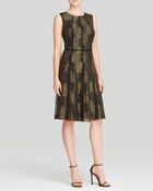 Anne Klein Dress - Sleeveless Metallic Lace - Lyst