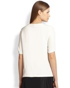 Max Mara Silk Tee - Lyst