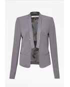 French Connection Emmeline Crepe Jacket - Lyst