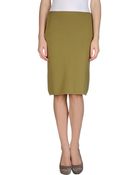 Ballantyne Knee Length Skirt - Lyst