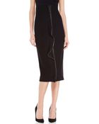 Haider Ackermann Black High-Waisted Zip Front Skirt - Lyst