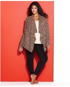 DKNY Plus Size Cozy Wrap And Stretch Fleece Leggings Pajama Set - Lyst
