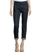 Stella McCartney Pinstriped Denim Boyfriend Jeans - Lyst