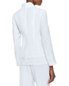 Eileen Fisher Longsleeve Linen Jacket Petite - Lyst