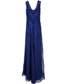 Alberta Ferretti Long Dress - Lyst