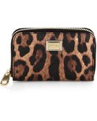 Dolce & Gabbana Leopard Crespo Wallet - Lyst