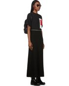 Givenchy Black Wool Maxi Skirt - Lyst