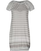 Cruciani Short Dress - Lyst