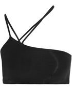Helmut Lang Asymmetric Stretchmicro Modal Bra Top - Lyst