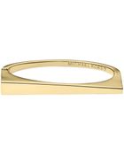 Michael Kors Asymmetrical Gold-Tone Bangle - Lyst
