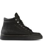 Philipp Plein Studded Hi-Top Sneakers - Lyst