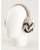 Moncler Knitted Ear Muffs - Lyst