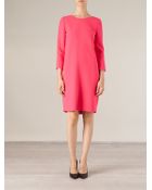 Bouchra Jarrar Tapered Shift Dress - Lyst