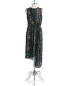 Dknyc Snakeskin Print Dress - Lyst