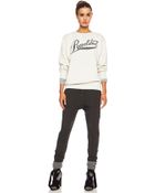 Etoile Isabel Marant Gillian Revolution Cottonblend Sweatshirt - Lyst