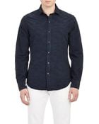 Ralph Lauren Black Label Camo-Pattern Jacquard Shirt - Lyst