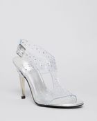 Stuart Weitzman Open Toe Evening Sandals - Lookinggood High Heel - Lyst